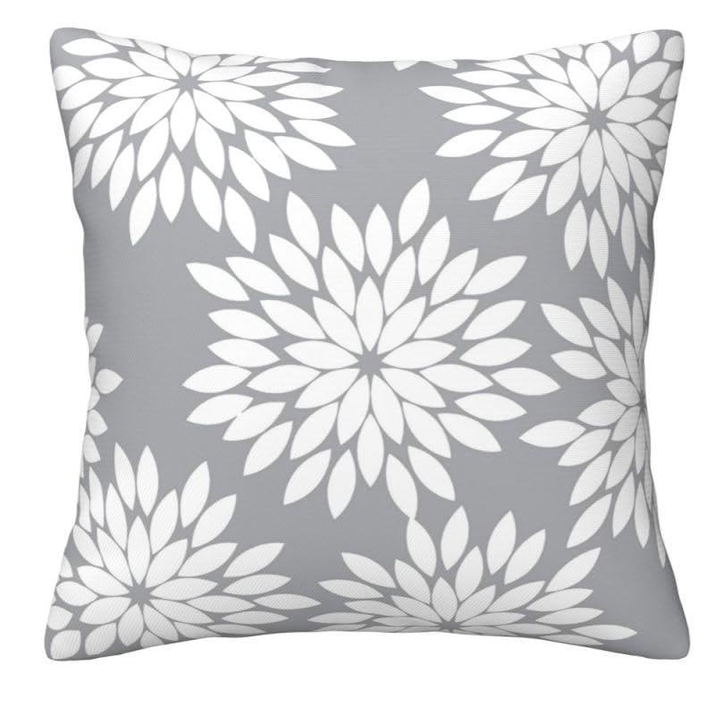 Home Decor Geometric  Floral Patterned Pillow Covers Pattern Cushion Cover Suitable For Sofa Bedroom Car Pillow Cover