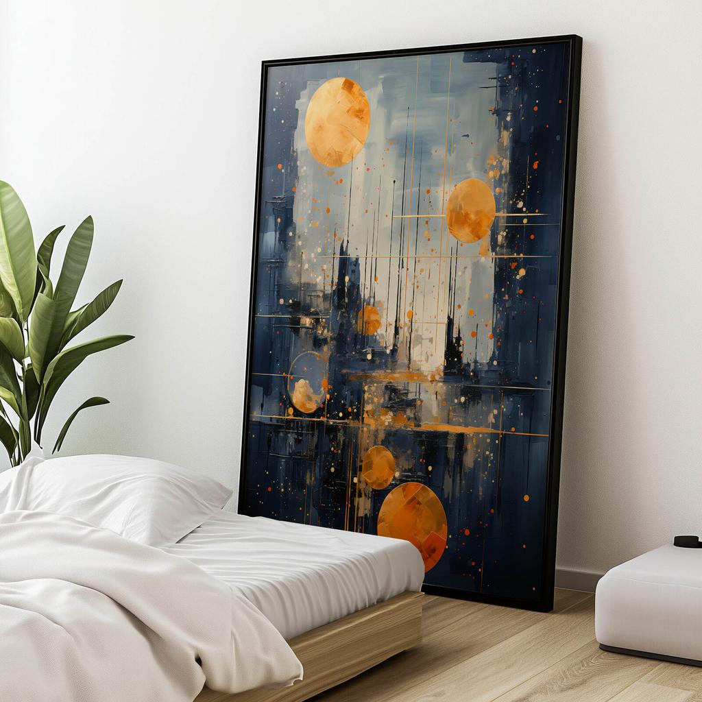 Miejska Wizja Marzeń Miejska Wizja Marzeń, 30X40 Cm, Bez Ramy, Płótno Premium Na Blejtramie