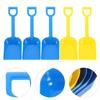 Sand Beach Toys Kids Plastic Digging Set Spade Sandbox Scoop Outdoor Summer Play Dig Bucket Snow Shovels Toys(Random Color)