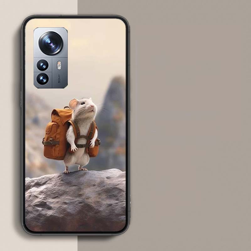 Милый чехол для телефона с хомяком для Redmi Note 13 Pro Plus 14 Pro+ 12S 12 11S 11T 11E 11 10S 10 9S 9 Xiaomi Capa TPU