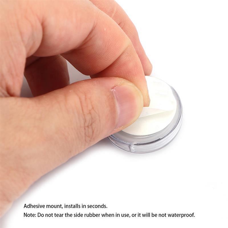 Универсальные мини-цифровые часы для мотоцикла, наклеивающиеся на водонепроницаемые электронные часы с секундомером для мотоциклов