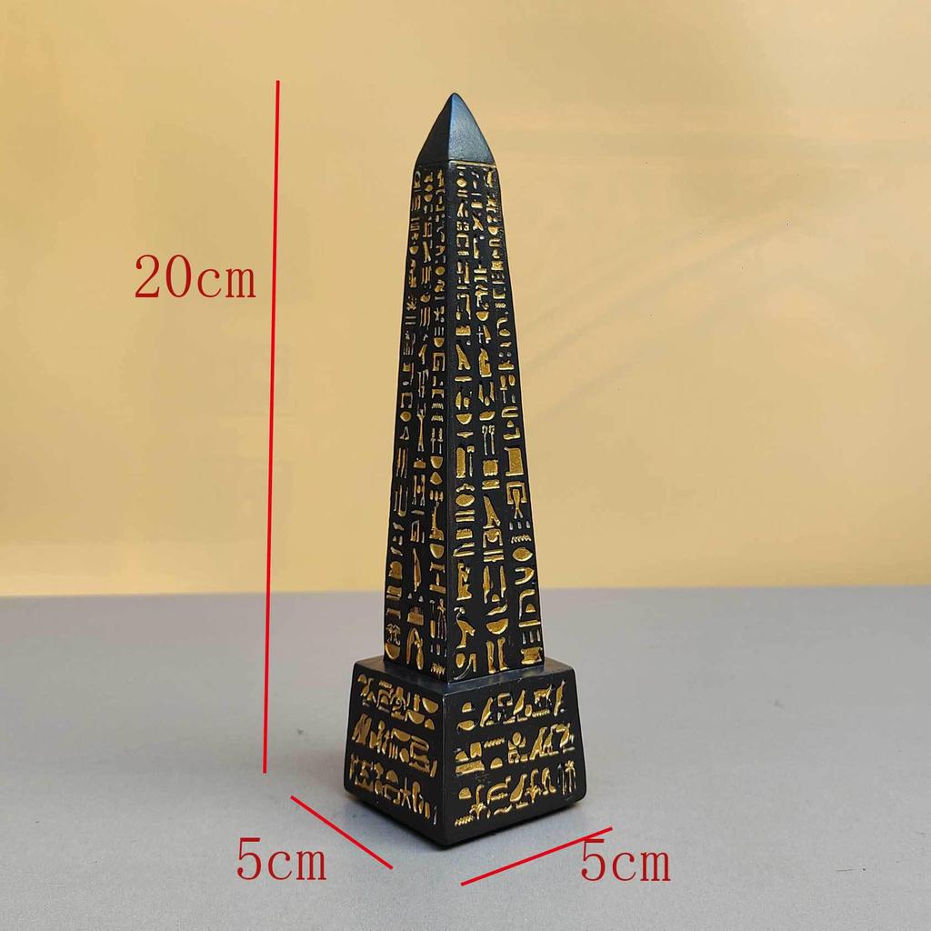 Cross-Border Egyptian Mummy Pyramid Figurine - Pharaoh Coffin Souvenir Craft Ornament
