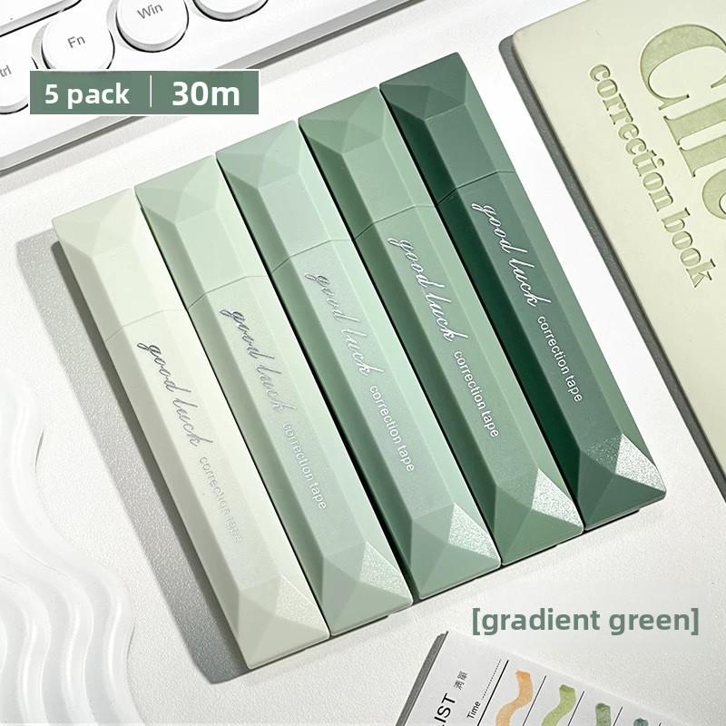 Гладкая корректирующая лента, 6 м большой емкости, милая градиентная корректирующая лента, 5 мм, каваий, школьные канцелярские принадлежности для студентов