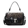 Hot Style High-end Western Style Printed Handheld Small Square Bag Women's Bag Trendy Stitching Single Shoulder Crossbody Bag