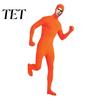 Костюмная вечеринка Единый костюм Zentai на все тело для мужчин и женщин, Открытое лицо, Хэллоуин, Косплей, Эластичный костюм для выступлений, Боди, Спандекс для взрослых