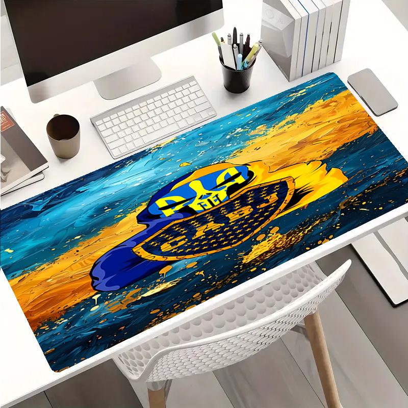 Club Atlético Boca Juniors Mouse Pad - Non-Slip Rubber Base, Smooth Surface for Work,Gaming,Office,And Home Use, Desk Mouse Pad