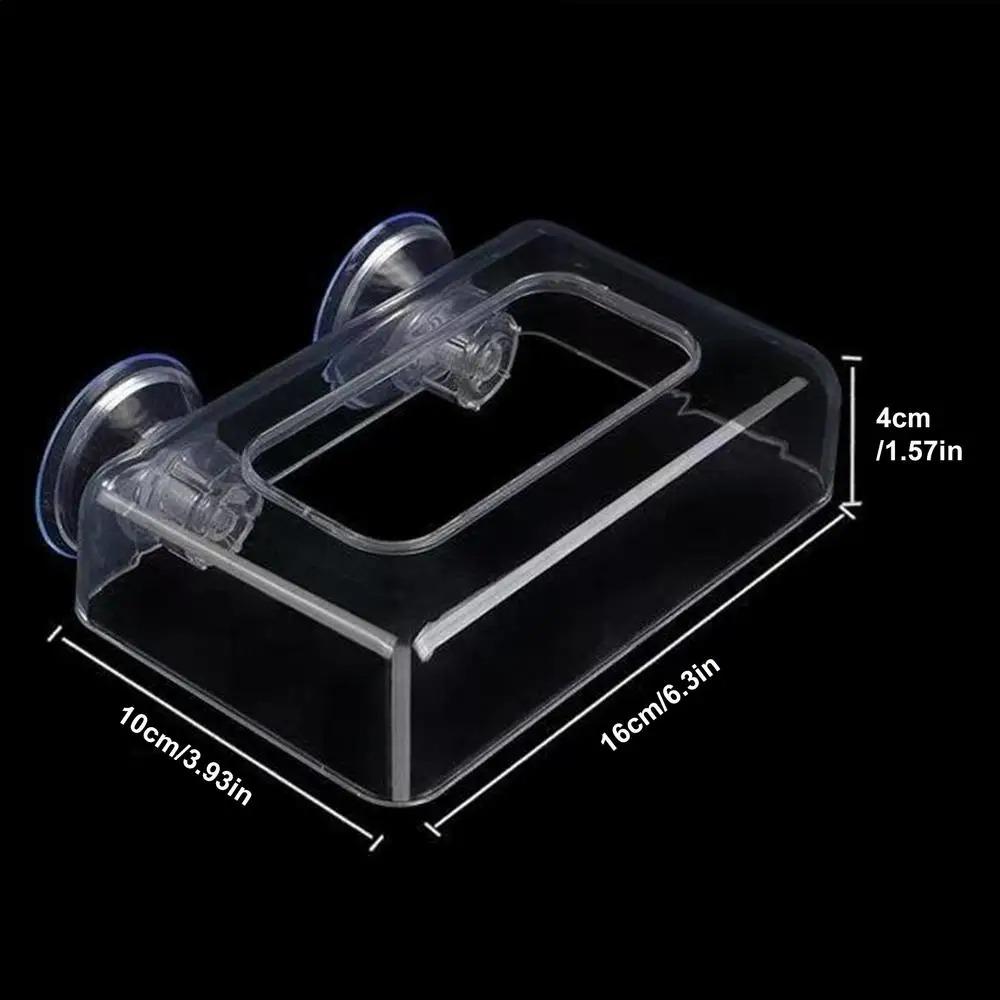 Акриловое кольцо для кормления аквариумных рыб, фиксированная плавающая кормушка-поднос для корма для мальков и креветок