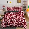 Leopard Print King Queen Duvet Cover Brown Cheetah Skin Pattern Bedding Set For Teens Girl Women Leopard 2/3pcs Soft Quilt Cover