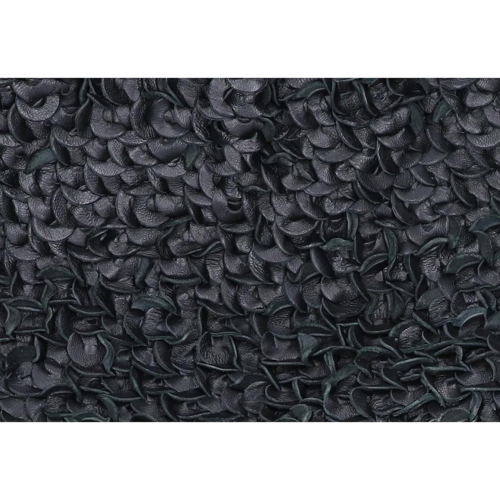 MAISON NH PARIS OLIVIA CUIR Lambskin Shoulder Bag blackUsed