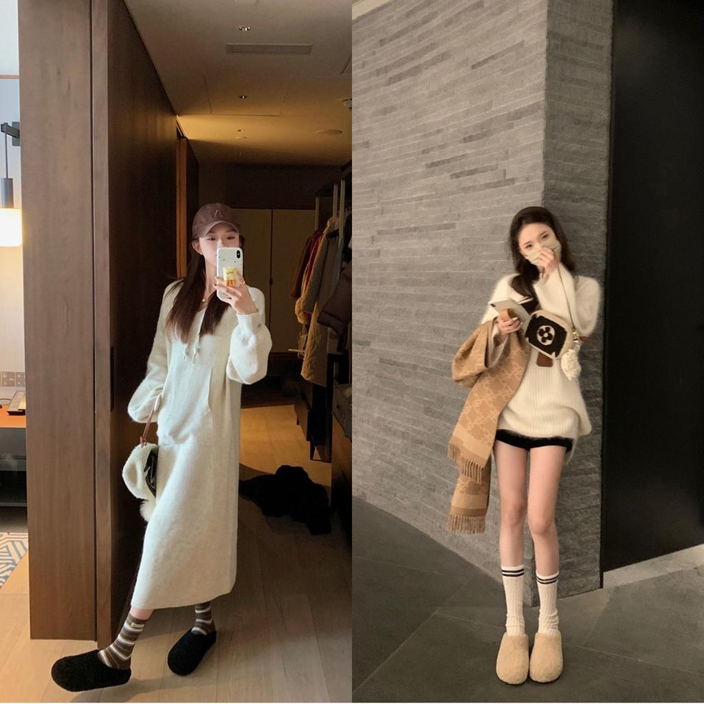 Виноградная мать studiolee сумка голова одна педаль термо хлопковые туфли плюшевые полутапочки женская одежда осень и зима