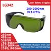 Laser Safety Glasses Protection X Rays Eye Protective Goggles UV IR IPL FPV 200-2000nm 1064 532nm Hair Removal Eye Protection