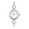 Follow Fragola Pearl Stone Bracelet Watch N03723A-4 SV Women's Silver