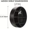 Полка в виде полумесяца, дисплей для кристаллов, камней, эфирных масел, настенный декор в готическом и бохо-стиле, полка с фазами Луны