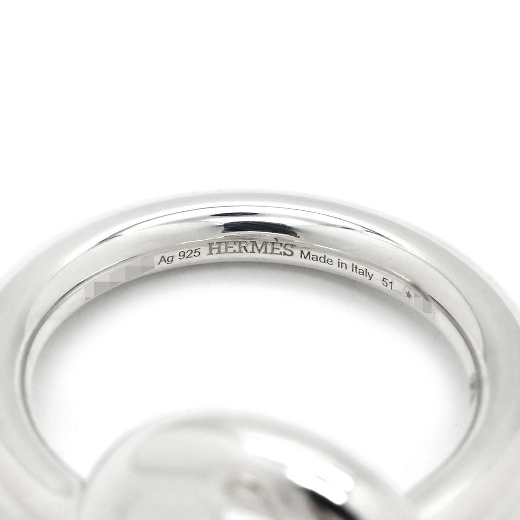 HERMES - Echape Echappé MMRing ring Silver925 #11(JP Size) Array