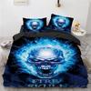 Роскошный темно-синий комплект постельного белья Galaxy Twin Full Queen King Size, пододеяльник/пододеяльник, комплект сияющих звезд, звездное небо, пододеяльник