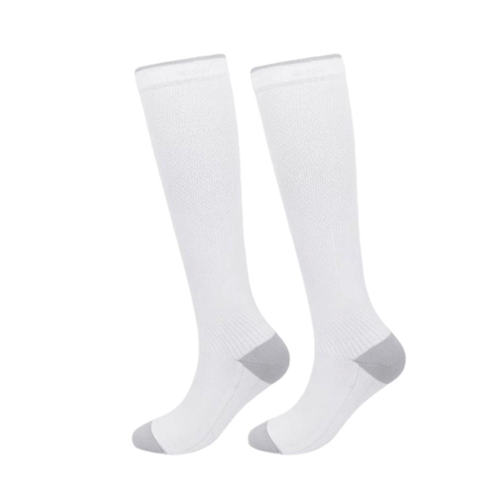 Knee High Compression Socks Elastic Long Tube Circulation Support Socks Summer Leg Slimming Football Socks For Recovery