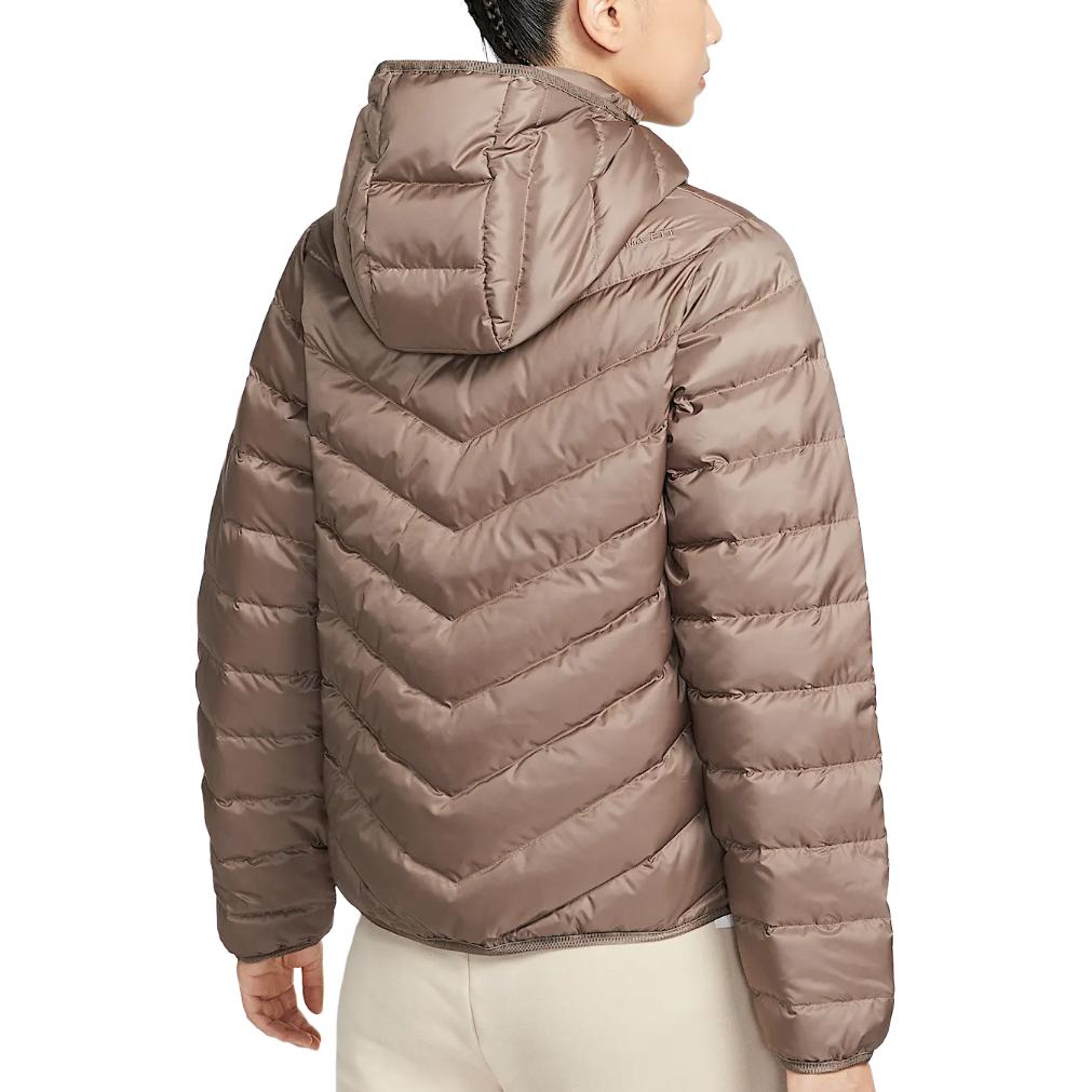 Nike Спортивная одежда Therma-Fit FW25 Ветрозащитная куртка-пуховик Windrunner Стеганая Теплая На молнии С длинным рукавом Женские куртки HV5106-214