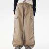 Детские широкие брюки цвета хаки в стиле рабочей одежды - Тренд осени 2025