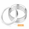 4pcs HUB CENTRIC RING 67.1mm/58.1mm Aluminum Hub Rings with Brim