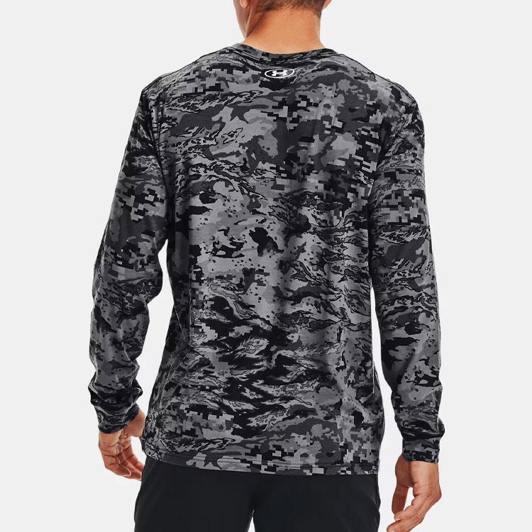 Under Armour Дышащая повседневная спортивная футболка-пуловер для мужчин, топы, черный цвет 1366466-001