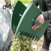 1 пара ручных граблей для сбора листьев, легкий совок для сбора листьев с зазубренными зубьями для сбора листьев, веток и травы
