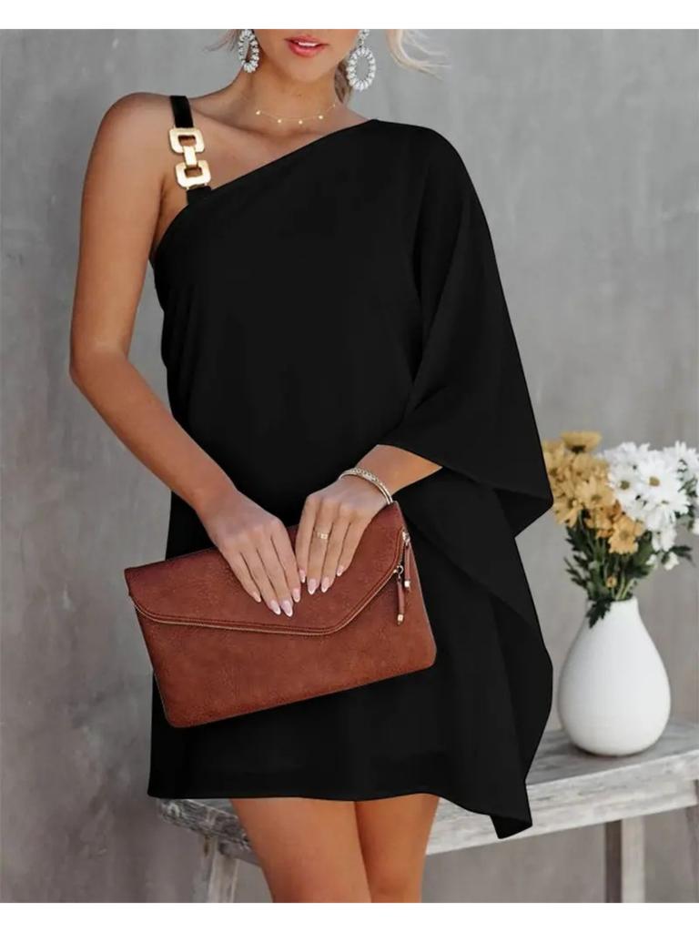 Платье с цветочным принтом на одно плечо, облегающее талию, элегантное платье на бретельках для женщин, свободные платья без рукавов, повседневное платье с открытой спиной