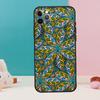 African Style Fabric Print Phone Case For iPhone 17 Air 16 15 14 13 11 12 Pro Max 12 13 mini 15 16 Plus 16e Cover Coque