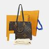 [Pre-Owned] Louis Vuitton Onthego MM 'Brown Giant Monogram/Brown Monogram Reverse Canvas' - Fair #1JJY6YW
