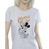 Disney Womens/Ladies Mickey Mouse World Tour Line Cotton T-Shirt