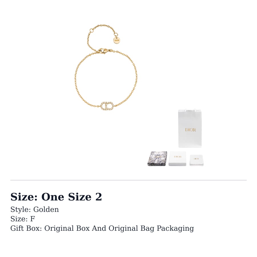 Dior logo-charm bracelet B0845CDLCY-D301