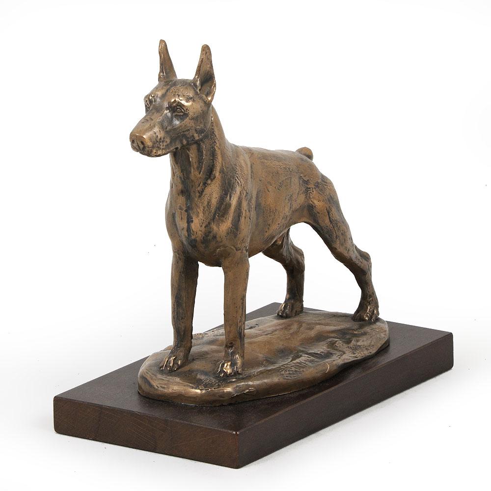 Doberman, Dobermann I - Statuetka Psa, Figurka Do Biura, Trofeum Na Wystawę Psów Marki Art-Dog