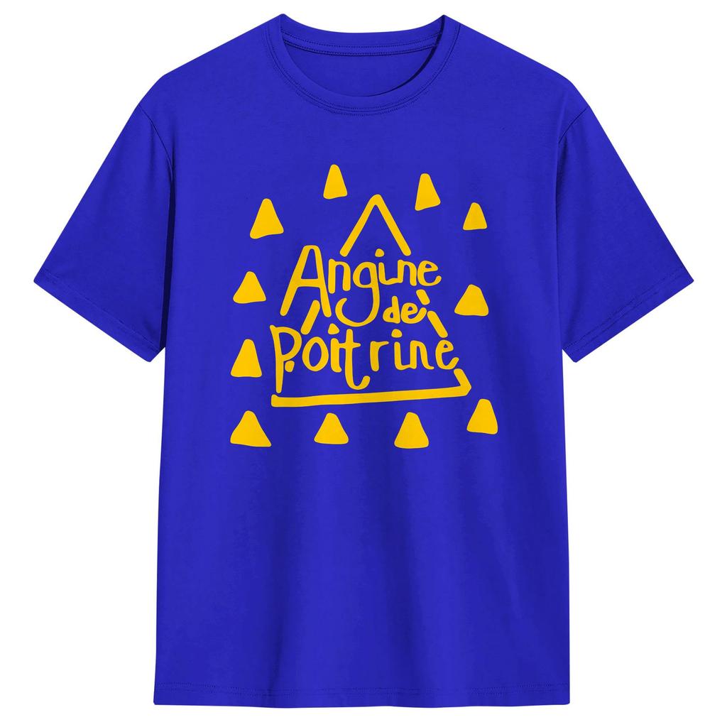 Angine De Poitrine Music T Shirt Summer Cotton T Shirts For Male Casual Tshirt Shortsleeved Streetwear Top Tees
