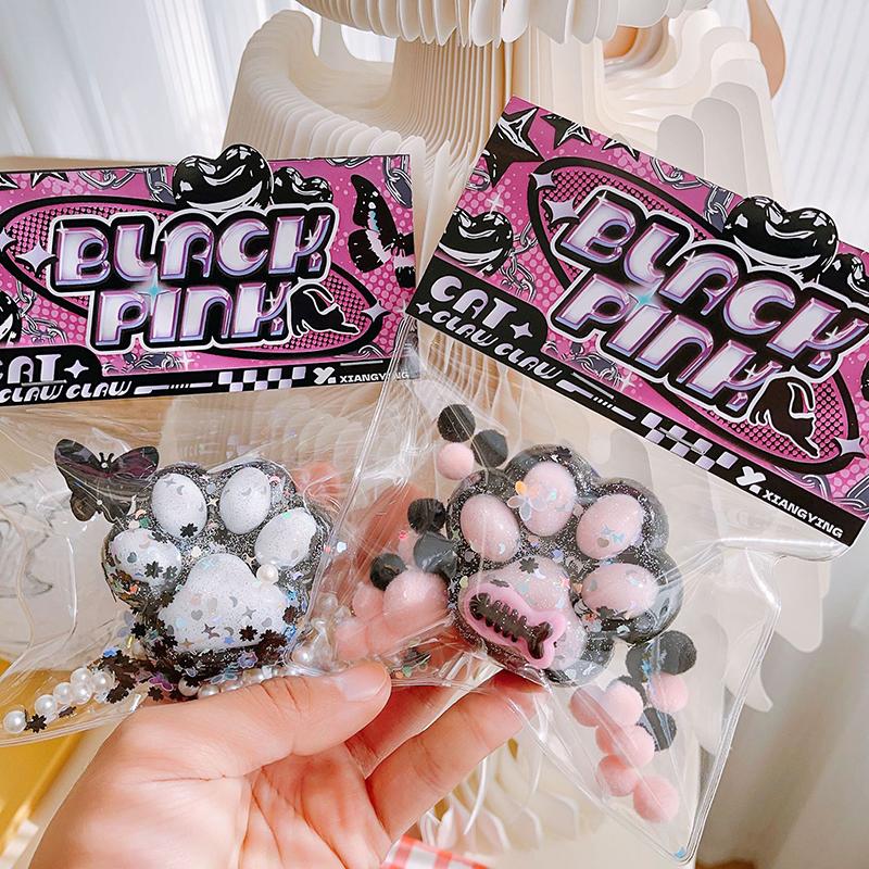 Милая мягкая плюшевая игрушка в виде кошачьей лапки для взрослых детей Tpr медленно отскакивающая сенсорная игрушка подарки