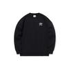 Li Ning Logo Pattern Round Neck Pullover Long Sleeve Sweatshirt Unisex Sweatshirt Black AWDQB71-8
