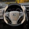 Кожаный чехол на руль автомобиля для Nissan Qashqai J11 J10 J12 Tiida Juke F15 Navara D40 X-trail T30 T31 T32 T33 Pathfinder R51