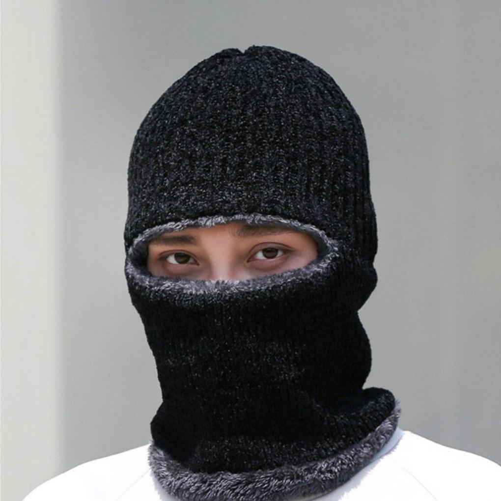 Зимняя рабочая шапка, маска, вязаная шапка-бини и набор согревателя для шеи
