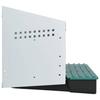 Chicken Nesting Box 3 Compartments Wall Mount Galvanized Steel
