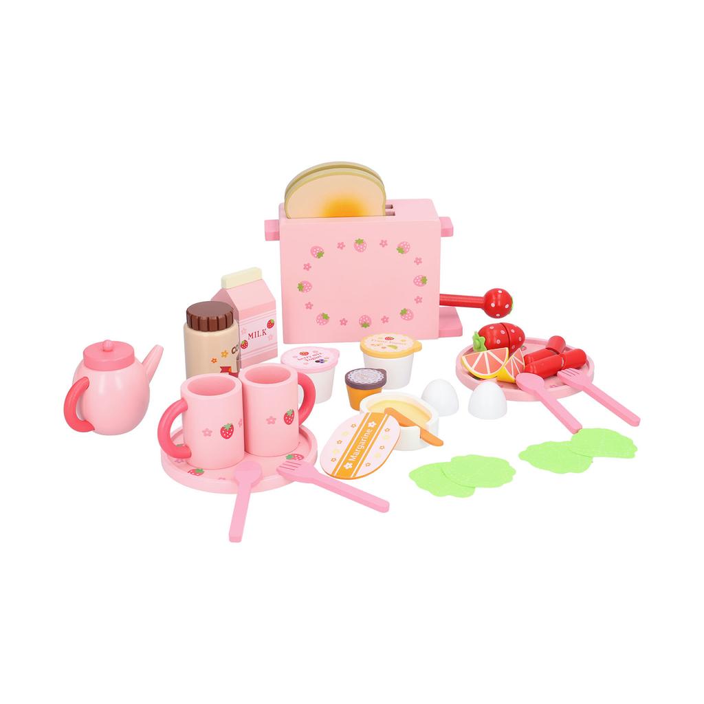 Имитация чайника для завтрака, тостера для хлеба, детская развивающая ролевая игра, кухонная игрушка