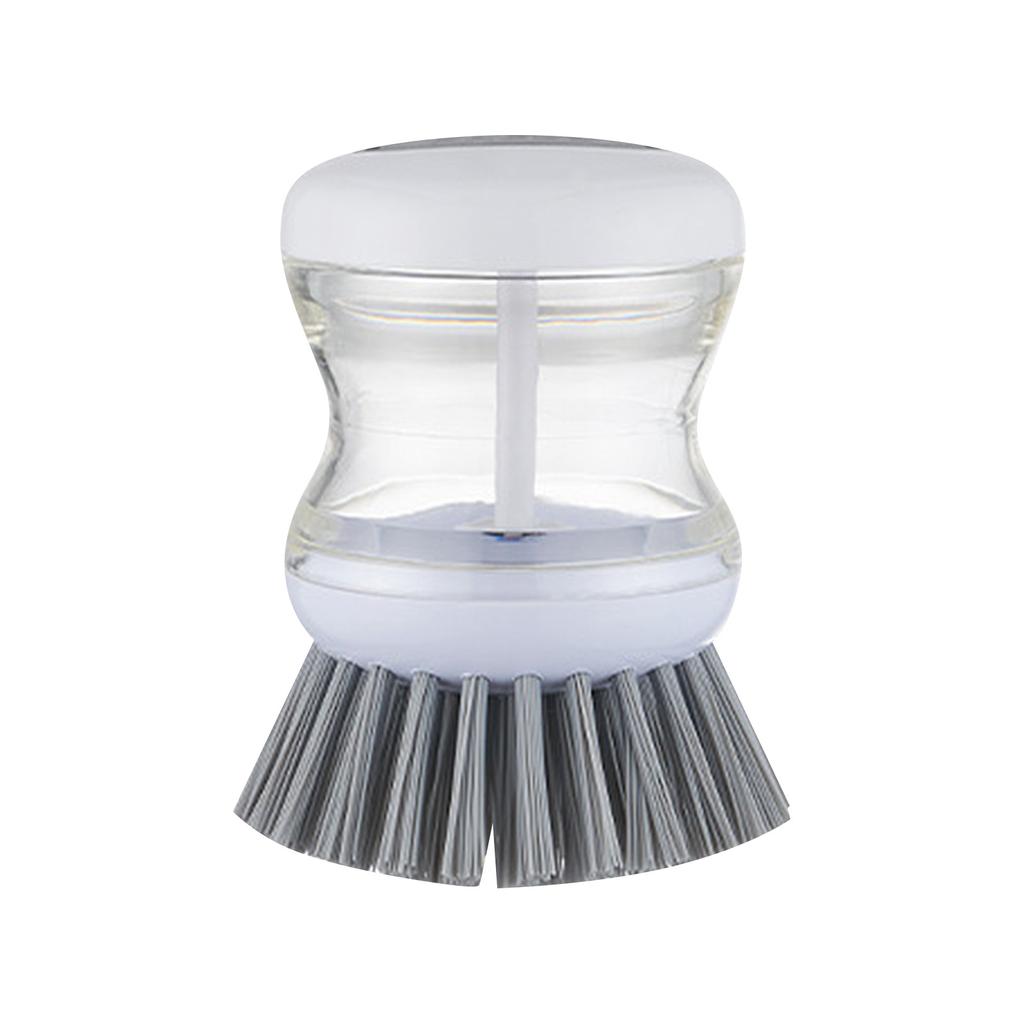 Щетка для мытья посуды с дозатором мыла, кухонная щетка для чистки посуды, кастрюль, сковородок, раковин, 1 щетка-дозатор для мыла, черный/прозрачный/белый