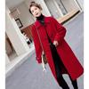 Women's Retro Woolen Coat with Horn Button and Casual Style Clothes