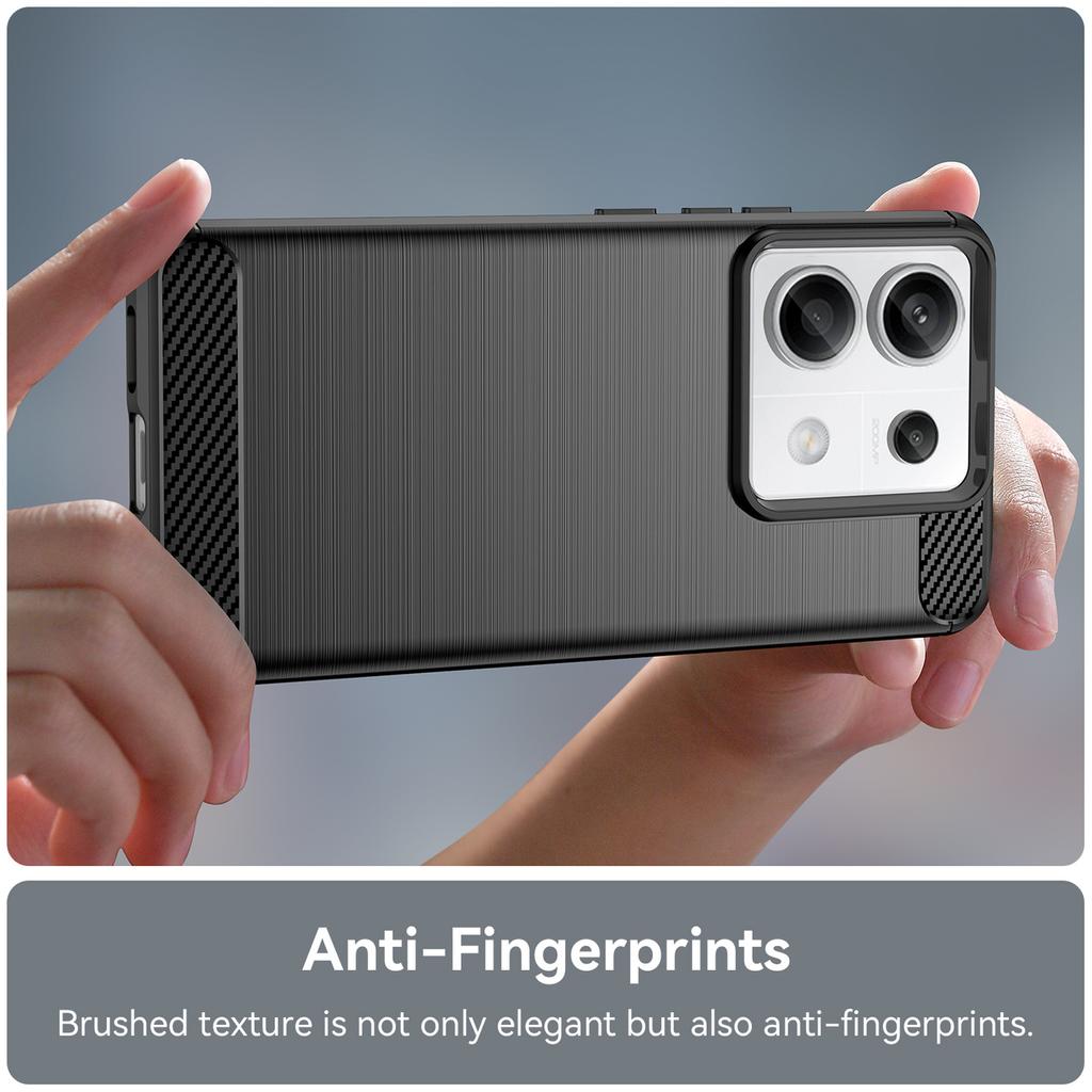 Xiaomi Redmi Note 13 Pro Carbon Fiber Protective Case - Black