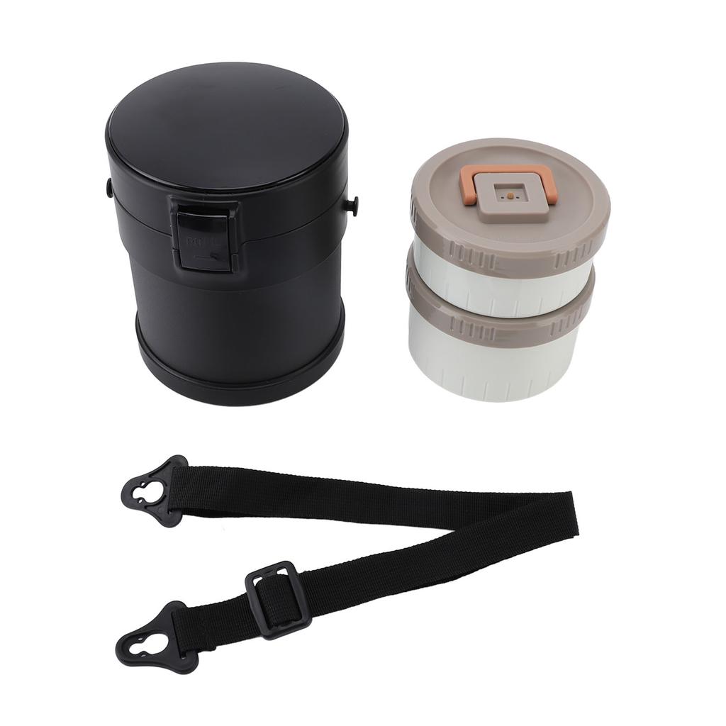 Профессиональный термос для еды 1,4 л, 304 нержавеющая сталь, двойные стенки, герметичный, вакуумный