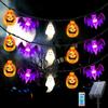 Halloween Lights Light Total Solar 8 Lighting Remote Halloween Solar Illumination LED Solar String Lights with Timer Halloween Hanging String