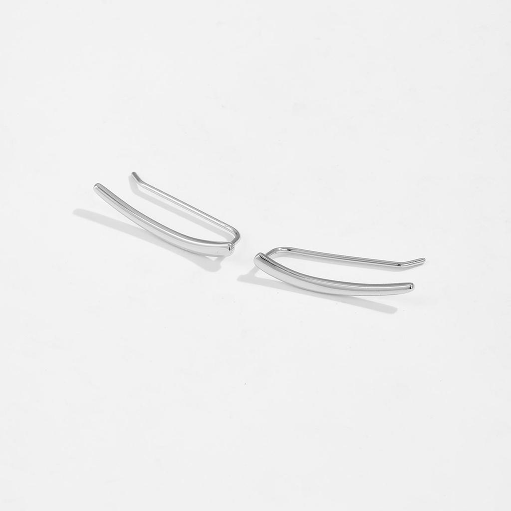 ANDYWEN Серьги-клипсы из стерлингового серебра 925 пробы, золото, большие длинные 25 мм, ювелирные изделия линии Pendiente, подарок на день рождения 2023