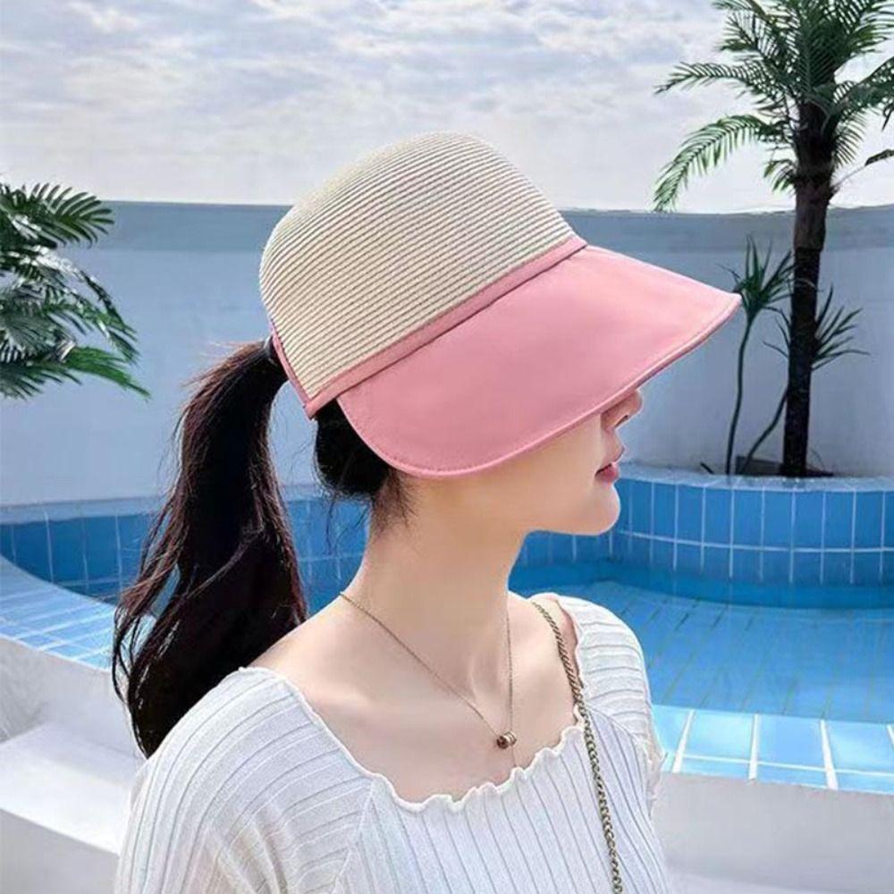 Sunhat Sunshade Cap Sunscreen Panama Cap Fashion Beach Hat