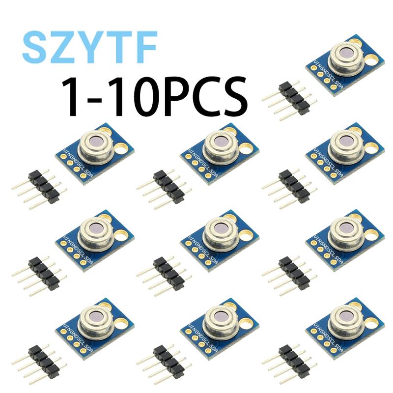 1-10PCS MLX90614 GY-906 Infrared Temp Sensor – Non-Contact IR Module with I2C for Arduino, Medical & Industrial Use