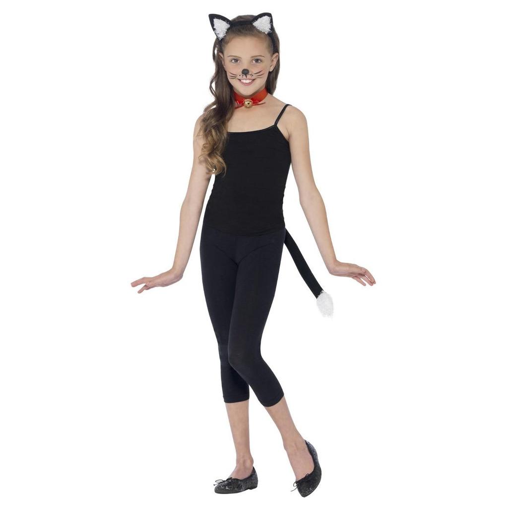 Smiffys Childrens/Kids Cat Costume Prop Set