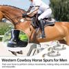 2pcs Horse Spurs for Men Western Cowboy Spurs for Horse Riding Accessories New