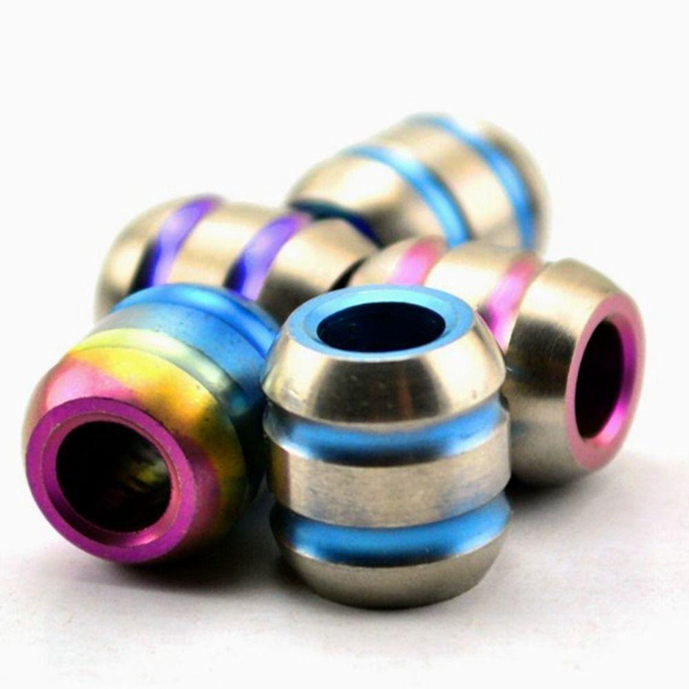 10 Styles TC4 Knife Beads Titanium Alloy Paracord Rope Knife Beads EDC Multi Tools
