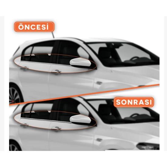 Fiat Egea Cross Krom Cam Çıtası 4 Parça 2020 ve Üzeri Paslanmaz Çelik